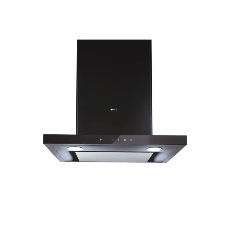 Glass hood Kitchen Chimney, SPOT H4 EDS PLUS HE LTW 90 NERO T4V LED